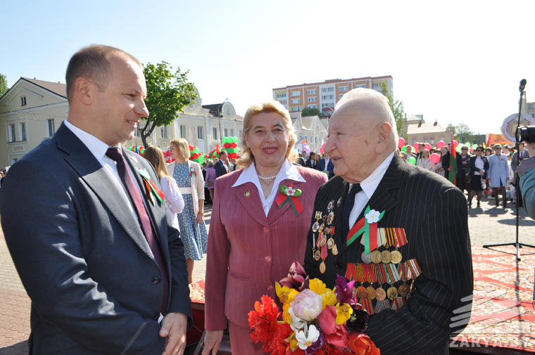 Лунинетчина встретила День Победы