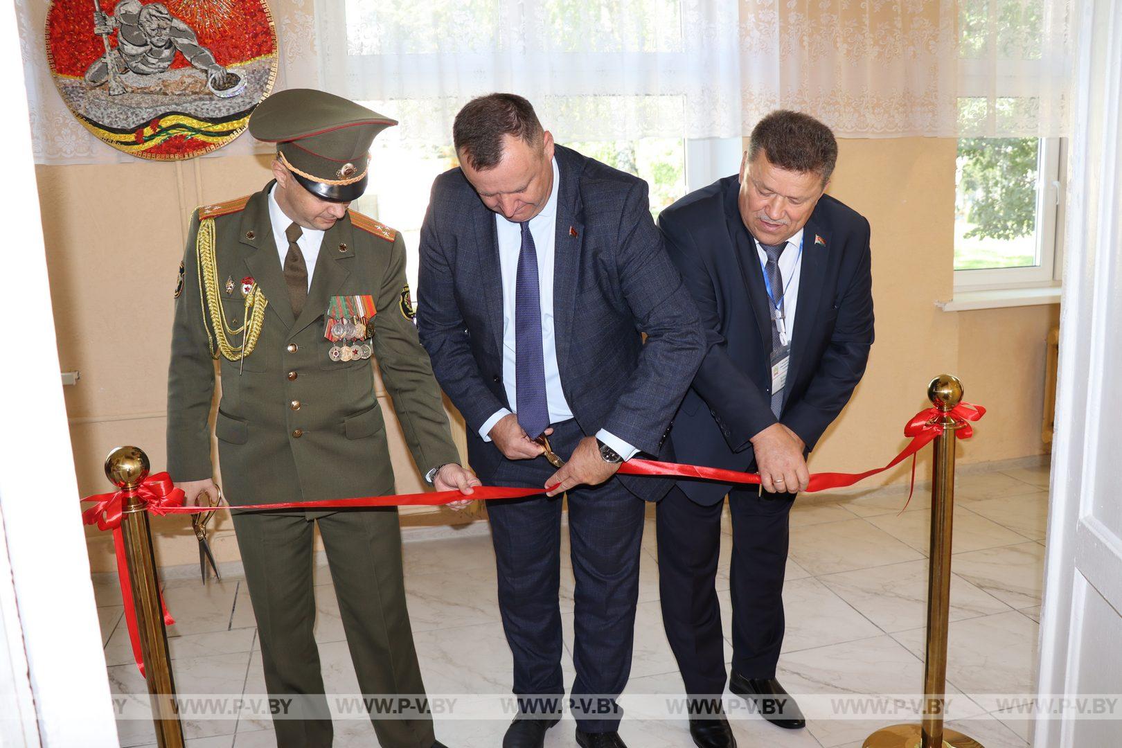 Военно-патриотическое объединение «Защитник Отечества» открылось в Пинске